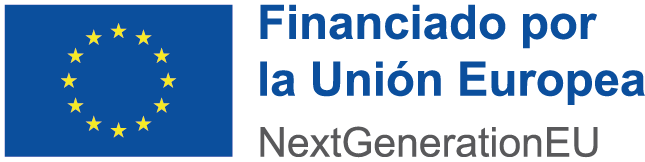 Logo de la Unión Europea con el texto "Financiado por la Unión Europea" en español, utilizado para identificar proyectos financiados por la UE.